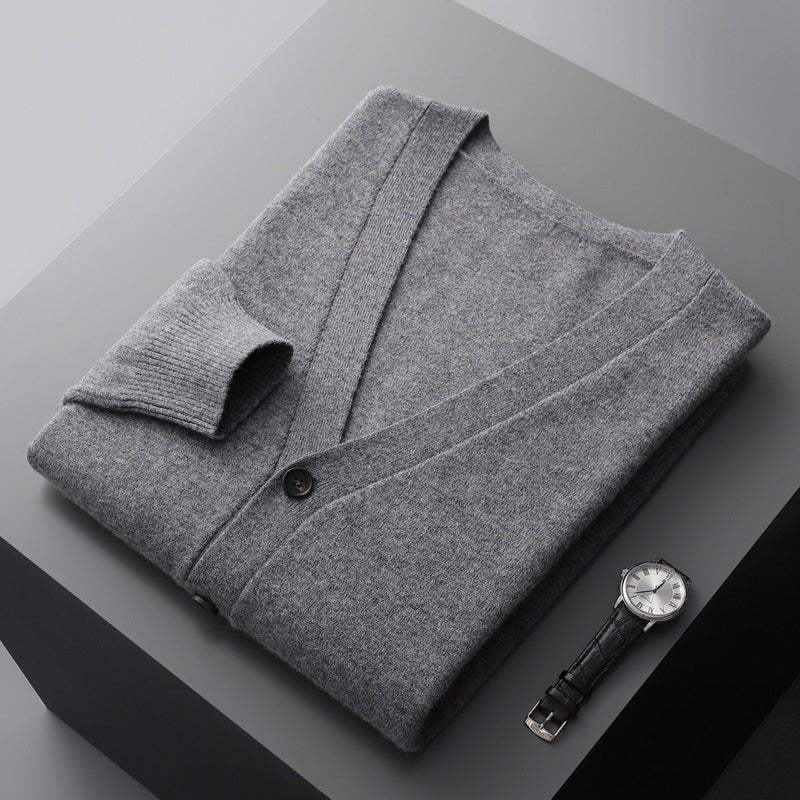 Daven – Wool Button - Up Cardigan - Hilltop Nord