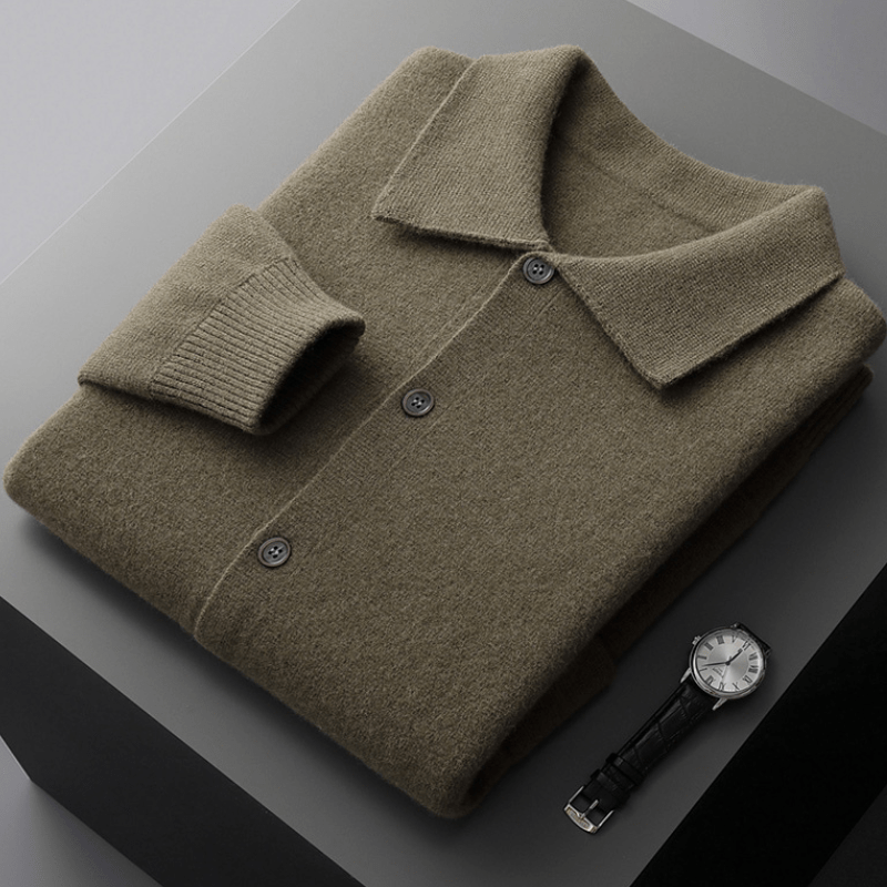 Hawthorne - Wool Button - Up Cardigan - Hilltop Nord