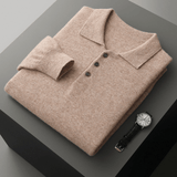 Theo – Wool Knit Polo - Hilltop Nord