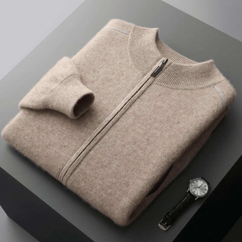 Ridgeway - Cashmere Wool Zip Jacket - Hilltop Nord
