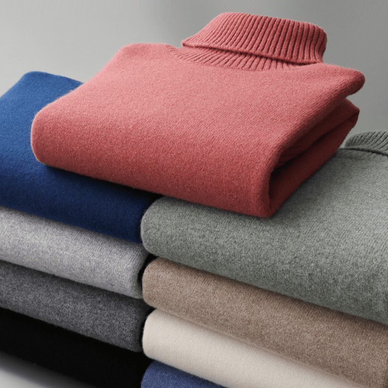 Glenfield - Wool Turtleneck Sweater - Hilltop Nord