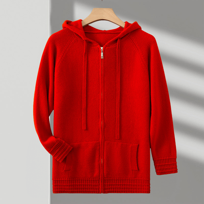 Alder - Merino Zip Hoodie - Hilltop Nord