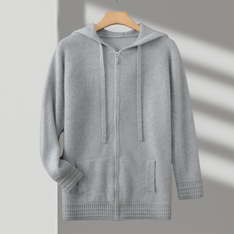 Alder - Merino Zip Hoodie - Hilltop Nord