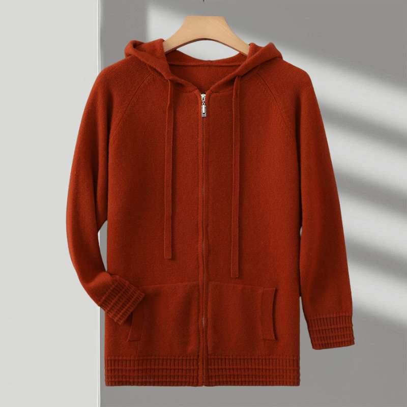 Alder - Merino Zip Hoodie - Hilltop Nord