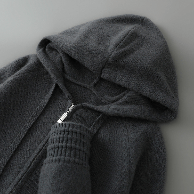 Alder - Merino Zip Hoodie - Hilltop Nord