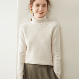 Arlo - Cashmere Wool Mock Neck Sweater - Hilltop Nord