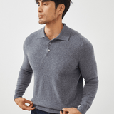 Atlas - Cashmere Polo Sweater - Hilltop Nord