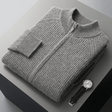 Northwood - Cashmere Wool Ribbed Jacket - Hilltop Nord