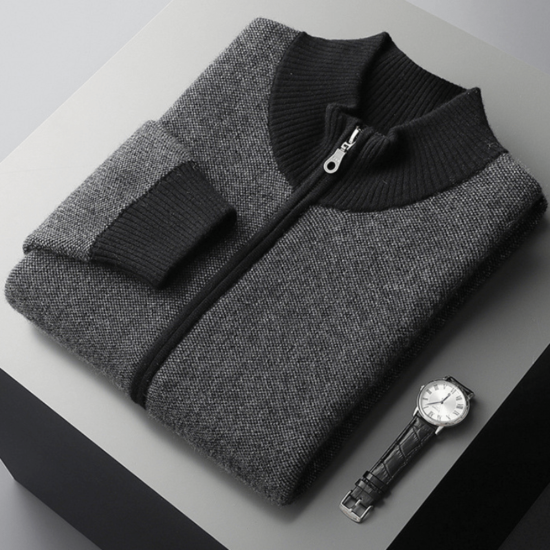 Sterling - Cashmere Wool Zip Jacket - Hilltop Nord