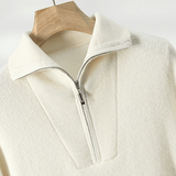 Westford - Cashmere Wool Half - Zip Sweater - Hilltop Nord