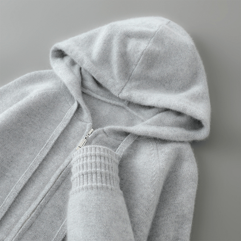 Alder - Merino Zip Hoodie - Hilltop Nord