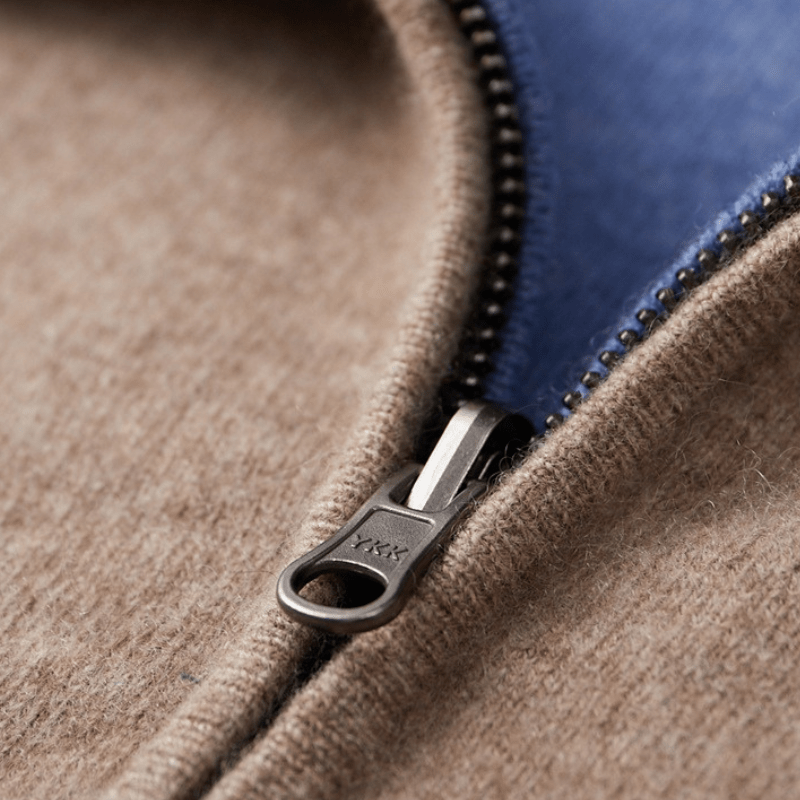 Atlas – Cashmere Wool Zip Hoodie - Hilltop Nord