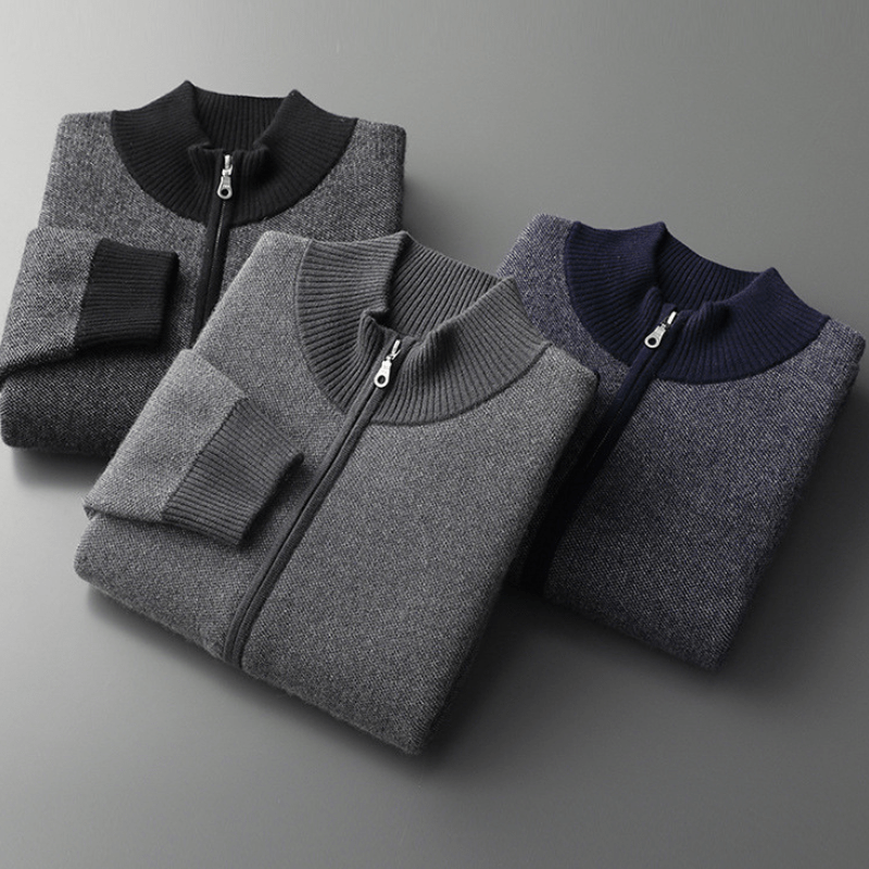 Sterling - Cashmere Wool Zip Jacket - Hilltop Nord