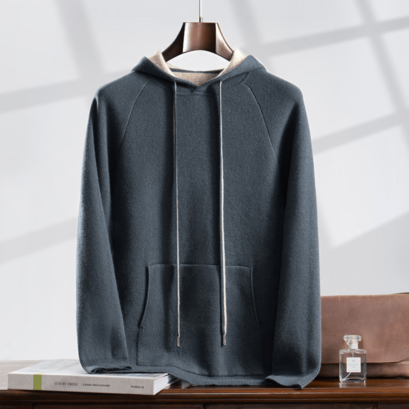Nova – Cashmere Merino Hoodie - Hilltop Nord