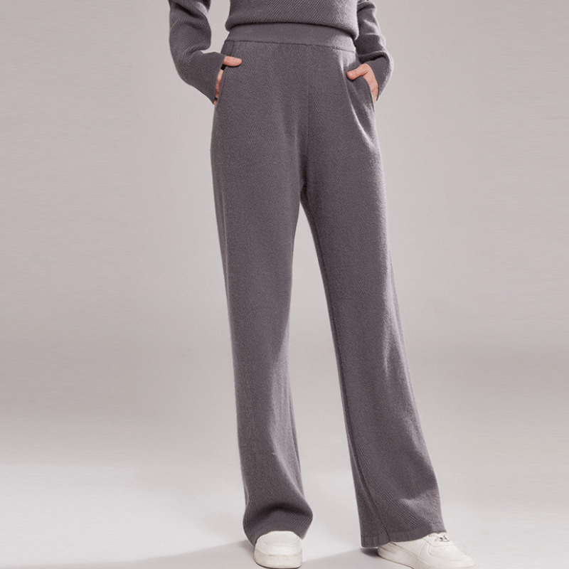 Haven - Cashmere Wool Wide - Leg Pants - Hilltop Nord