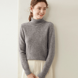 Arlo - Cashmere Wool Mock Neck Sweater - Hilltop Nord