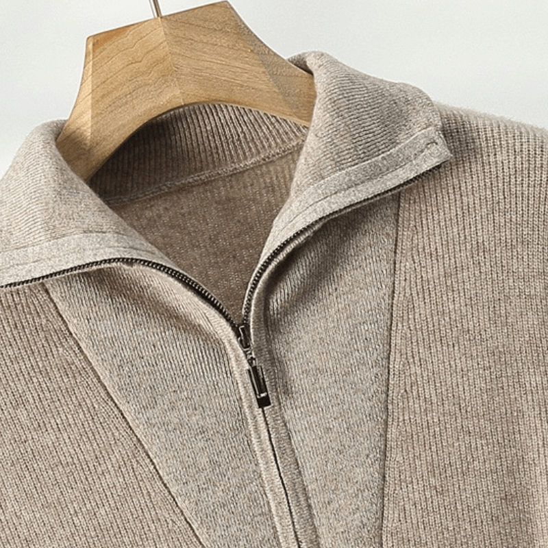 Westford - Cashmere Wool Half - Zip Sweater - Hilltop Nord