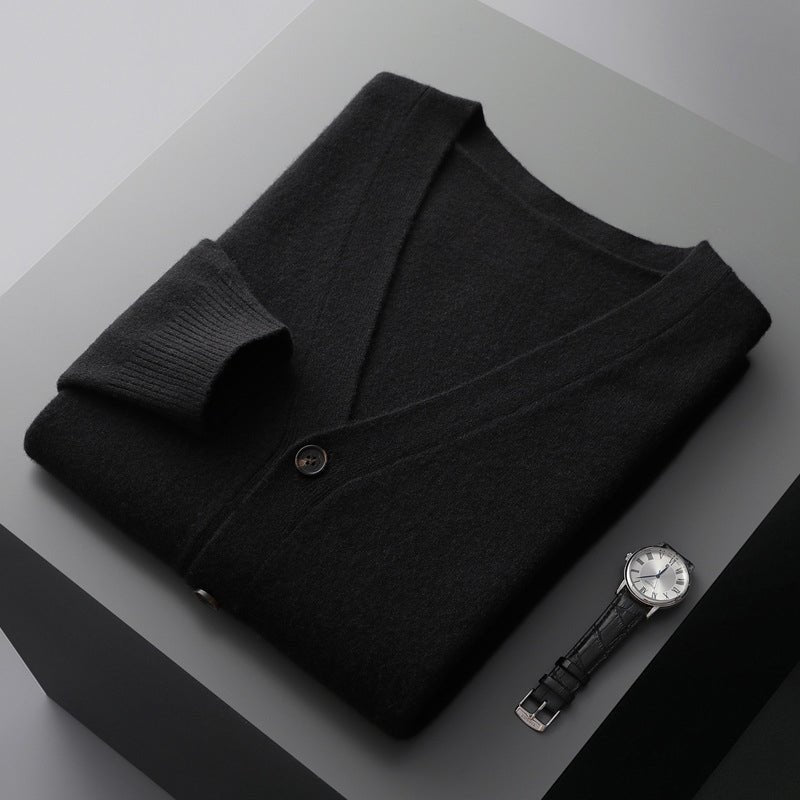 Daven – Wool Button - Up Cardigan - Hilltop Nord
