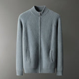 Northwood - Cashmere Wool Ribbed Jacket - Hilltop Nord