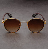 Luna - Round Frame Sunglasses - Hilltop Nord