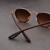 Luna - Round Frame Sunglasses - Hilltop Nord