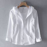 Lumen – Cotton Hooded Shirt