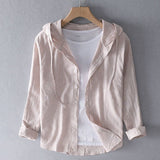 Lumen – Cotton Hooded Shirt