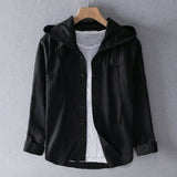 Lumen – Cotton Hooded Shirt