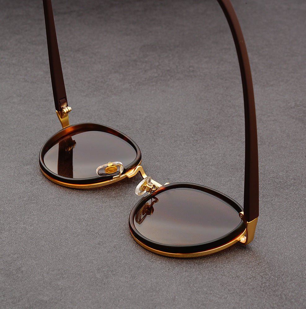 Luna - Round Frame Sunglasses - Hilltop Nord