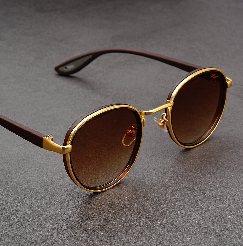 Luna - Round Frame Sunglasses - Hilltop Nord