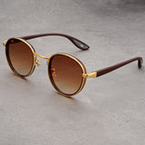 Luna - Round Frame Sunglasses - Hilltop Nord