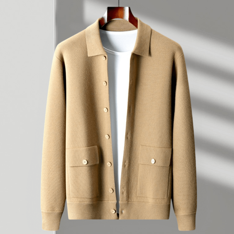 Hawthorne - Wool Button - Up Cardigan - Hilltop Nord