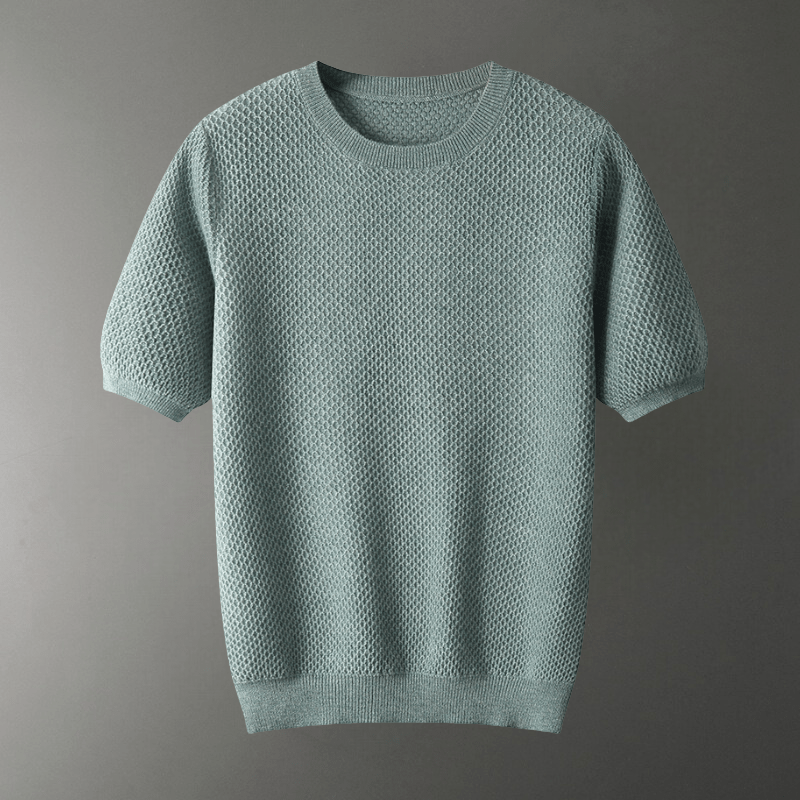 Crestwood - Wool Textured Knit Tee - Hilltop Nord