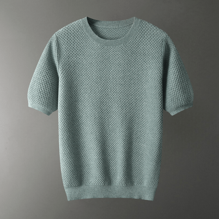 Crestwood - Wool Textured Knit Tee - Hilltop Nord