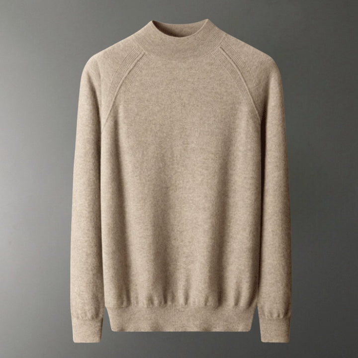 Rowan – Cashmere Wool Mock Neck Sweater - Hilltop Nord