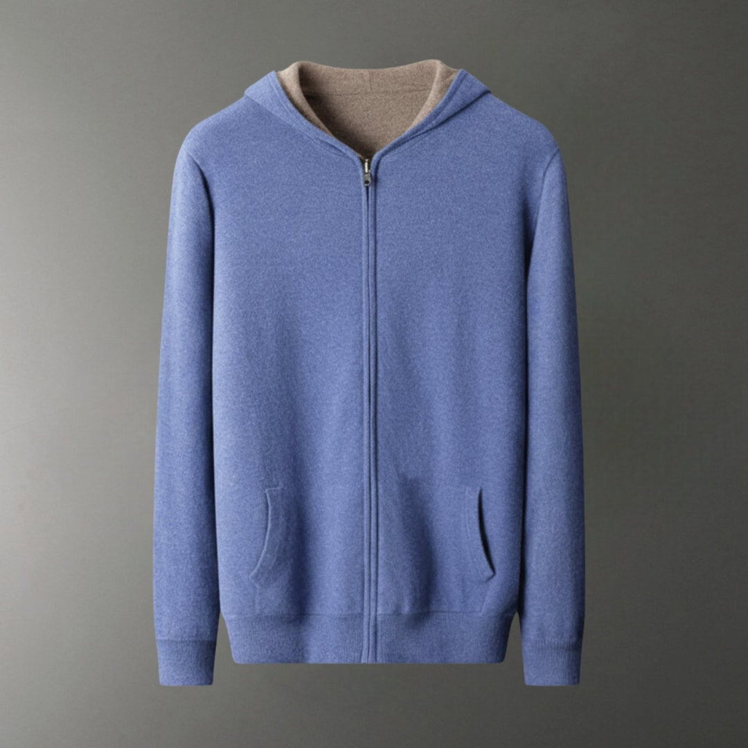 Atlas – Cashmere Wool Zip Hoodie - Hilltop Nord