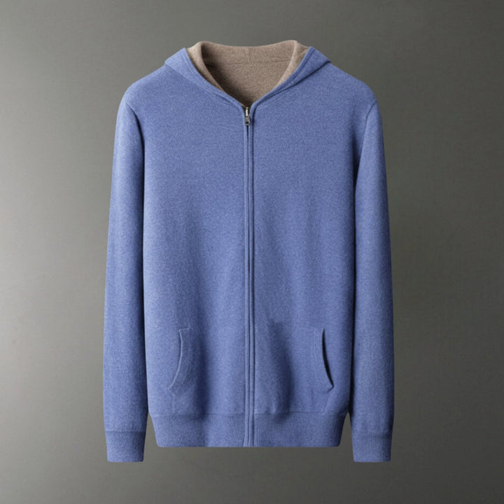 Atlas – Cashmere Wool Zip Hoodie - Hilltop Nord
