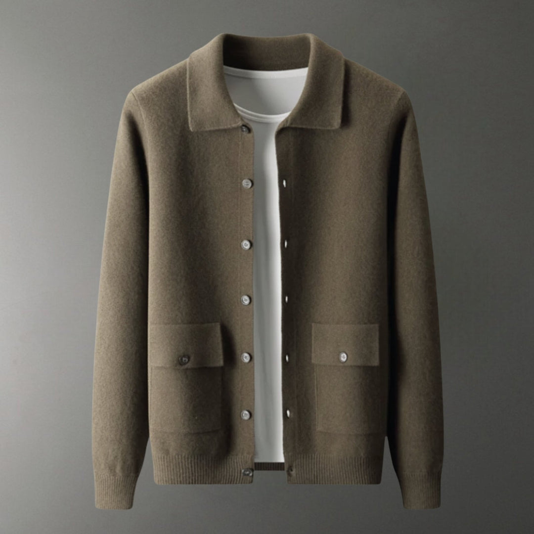 Hawthorne - Wool Button - Up Cardigan - Hilltop Nord
