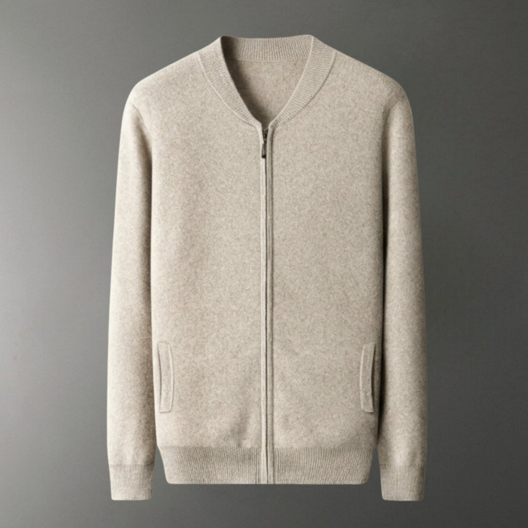 Fairmont - Wool Zip Cardigan - Hilltop Nord