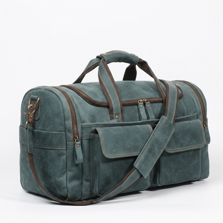 Outrider – Leather Bag — Blue