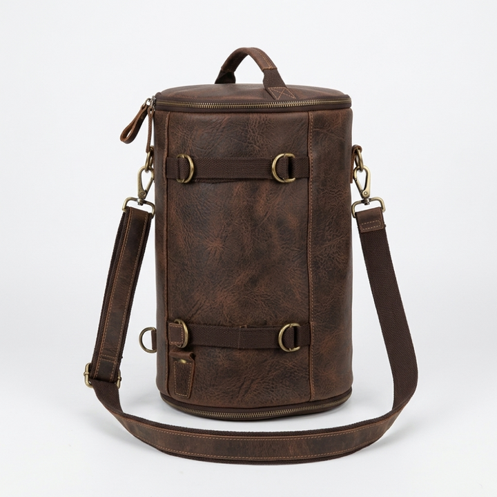 Northhaul – Leather Backpack — Dark Brown