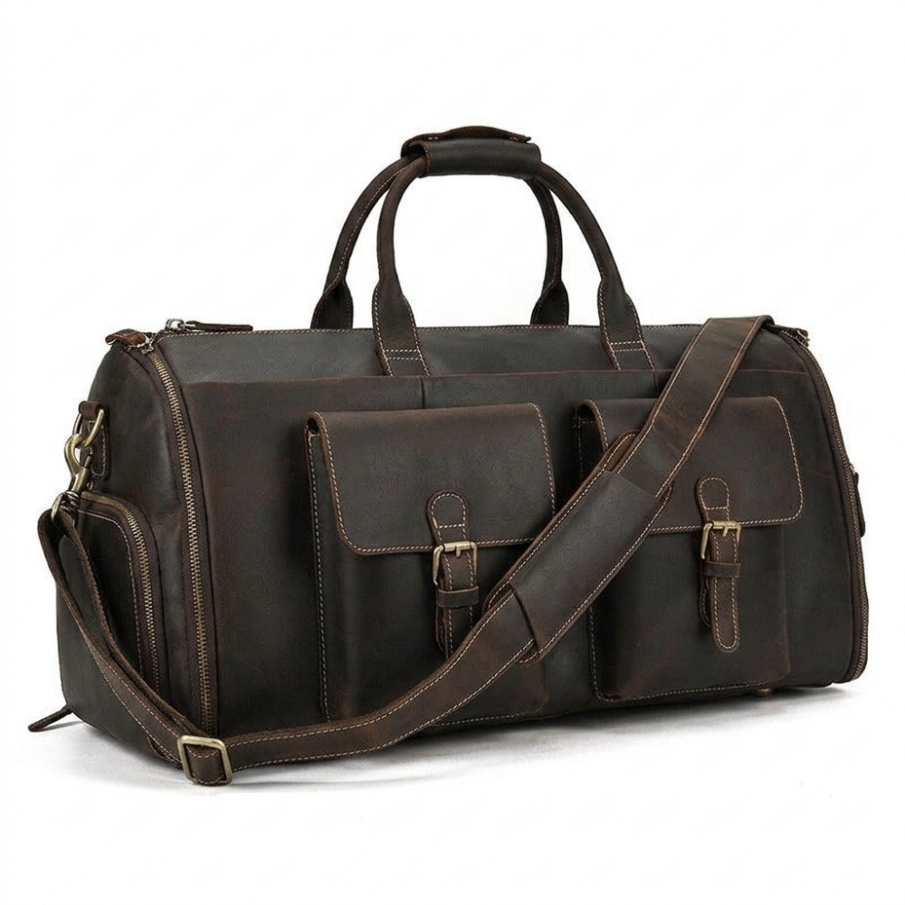 Longford – Leather Bag — Dark Brown