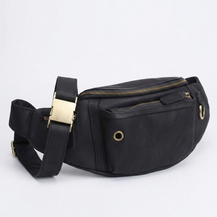 Buckhorn – Leather Bag — Black