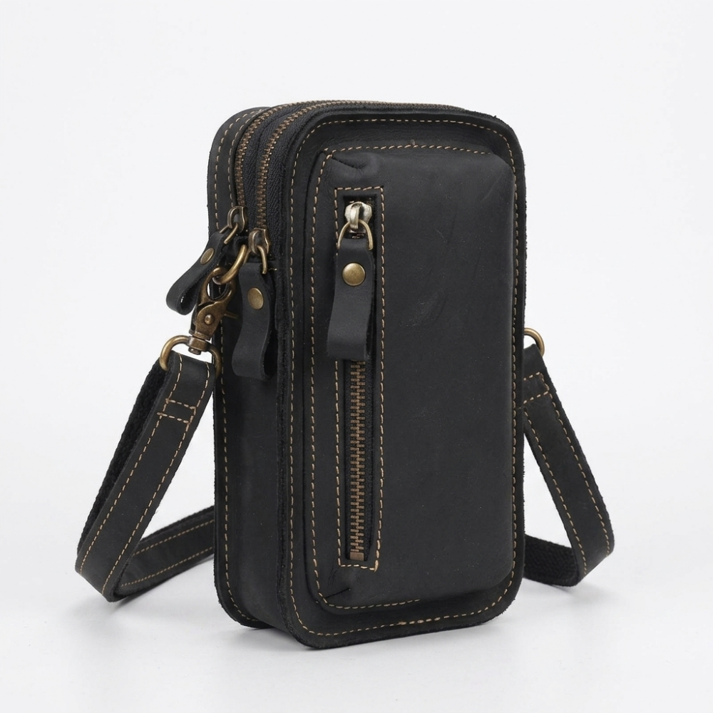 Packford – Leather Bag — Black