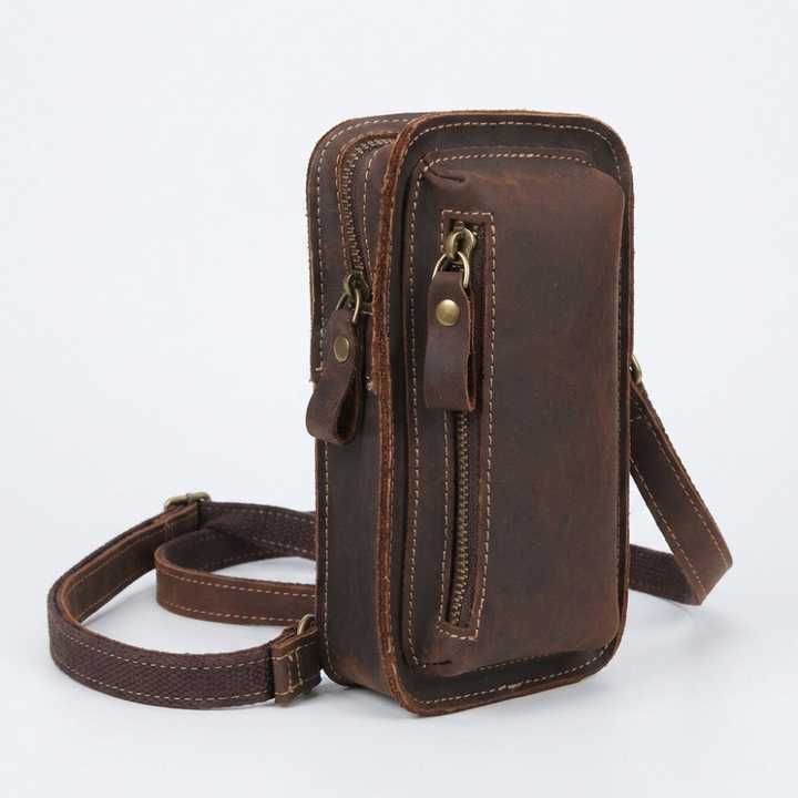 Packford – Leather Bag — Dark Brown