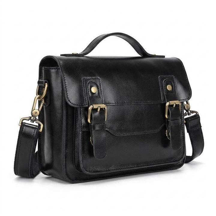 Northgate – Leather Bag — Black