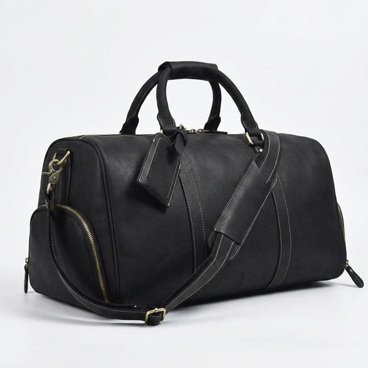 Roadwell – Leather Bag — Black