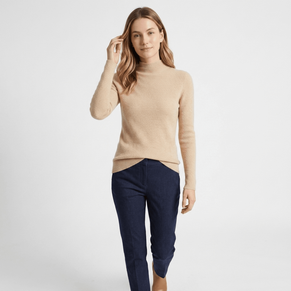 Caelum – Cashmere Mock Neck Sweater - Hilltop Nord