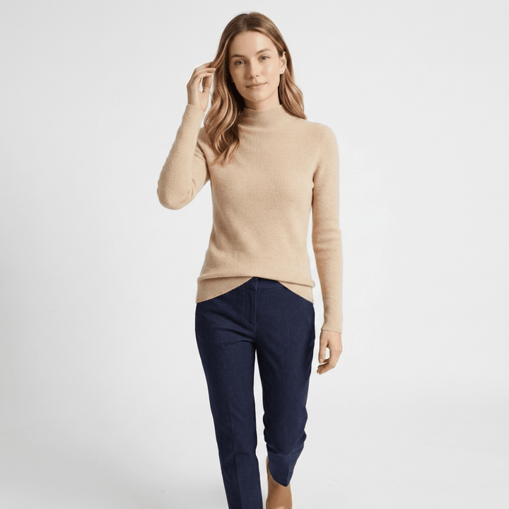 Caelum – Cashmere Mock Neck Sweater - Hilltop Nord