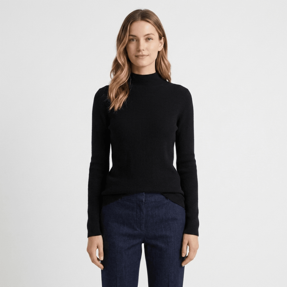Caelum – Cashmere Mock Neck Sweater - Hilltop Nord